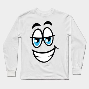 Smiling smiley face Long Sleeve T-Shirt